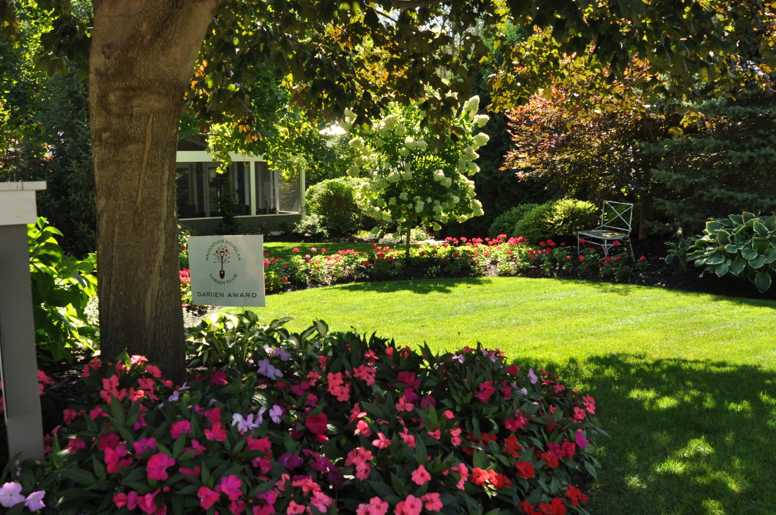 Local Garden Recognition Award winning garden