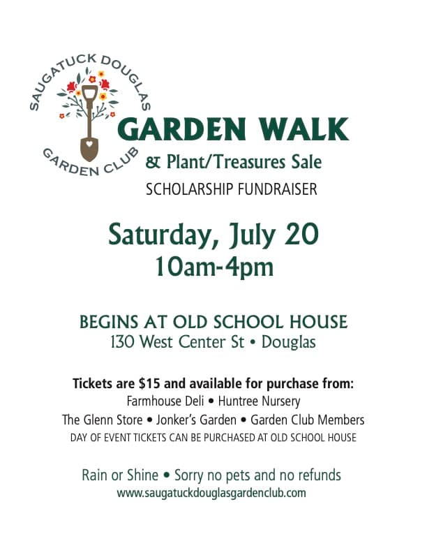 46th Annual Saugatuck-Douglas Garden Walk Fundraiser & Plant Sale